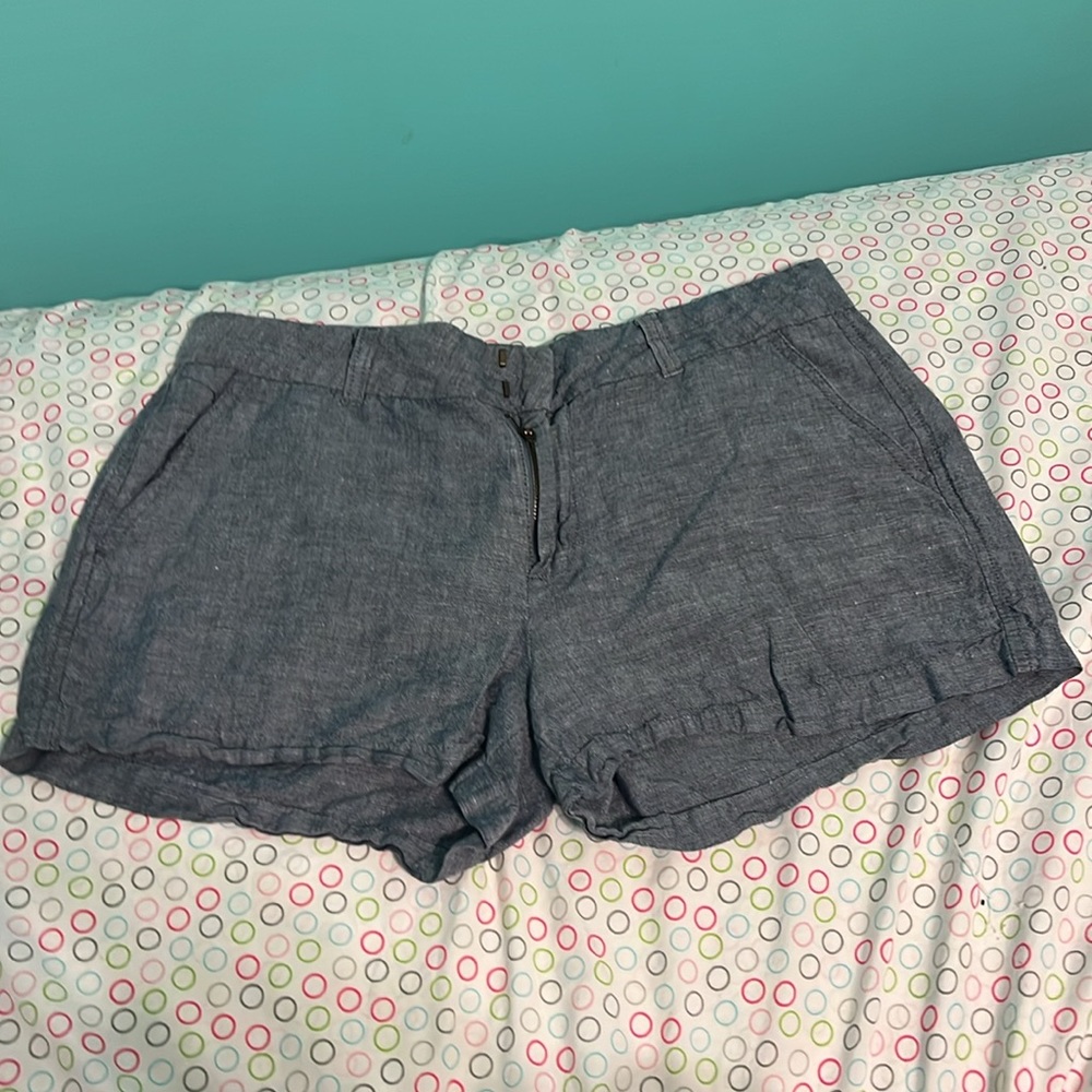 cute denim look shorts